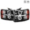 Spec-D Tuning 07-13 Chevy Silverado LED Bar Prjctr Hdlghts- Blk, 2LHP-SIV07JM-V2-RS 2LHP-SIV07JM-V2-RS - alternate 1